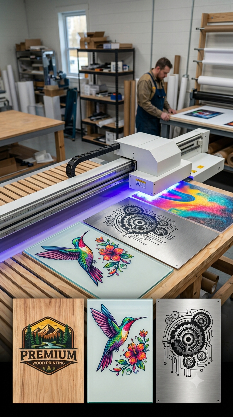 UV Flatbed Printing Machine